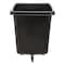 Rubbermaid Commercial 300 lbs. Rectangular Trash Can FG460800BLA - alternate 5